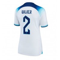 Anglicko Kyle Walker #2 Domáci Ženy futbalový dres MS 2022 Krátky Rukáv